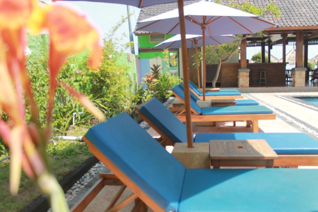 Coral Beach Pizza Cottages Гили Траванган Экстерьер фото